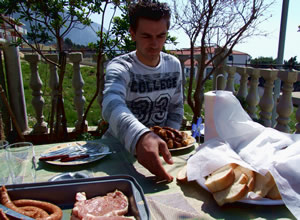 Grillen bei Akif in Makarska